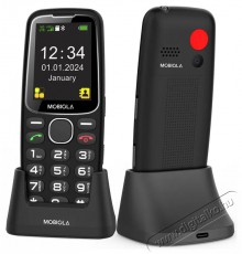 Mobiola MB4120 4G fekete Mobil / Kommunik&aacute;ci&oacute; / Smart - Klasszikus / Mobiltelefon időseknek - 527496