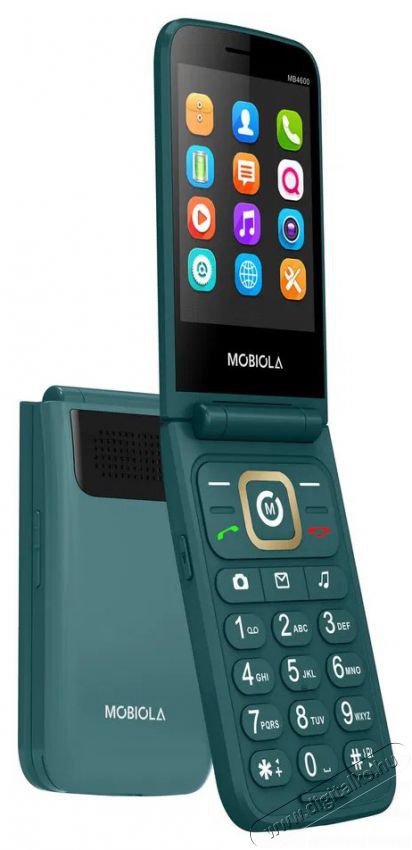 Mobiola MB4600 4G z&ouml;ld Mobil / Kommunik&aacute;ci&oacute; / Smart - Klasszikus / Mobiltelefon időseknek - 527501