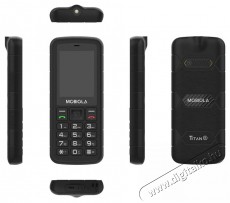 Mobiola MB500 TitanX 4G fekete Mobil / Kommunik&aacute;ci&oacute; / Smart - Klasszikus / Mobiltelefon időseknek - 527502