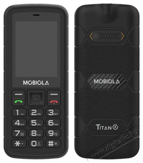 Mobiola MB500 TitanX 4G fekete Mobil / Kommunik&aacute;ci&oacute; / Smart - Klasszikus / Mobiltelefon időseknek - 527502