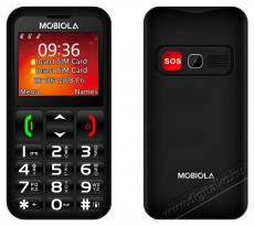 Mobiola MB700 fekete - Mobil / Kommunik&aacute;ci&oacute; / Smart - Klasszikus / Mobiltelefon időseknek - 527506