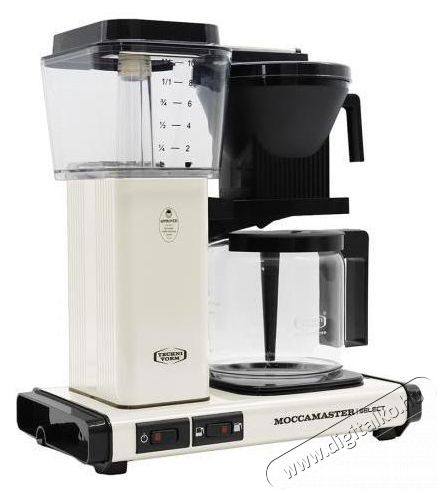 Moccamaster KBG 741 Select Off-White Konyhai term&eacute;kek - K&aacute;v&eacute;főző / k&aacute;v&eacute;&ouml;rlő / kieg&eacute;sz&iacute;tő - Filteres k&aacute;v&eacute;főző - 512725