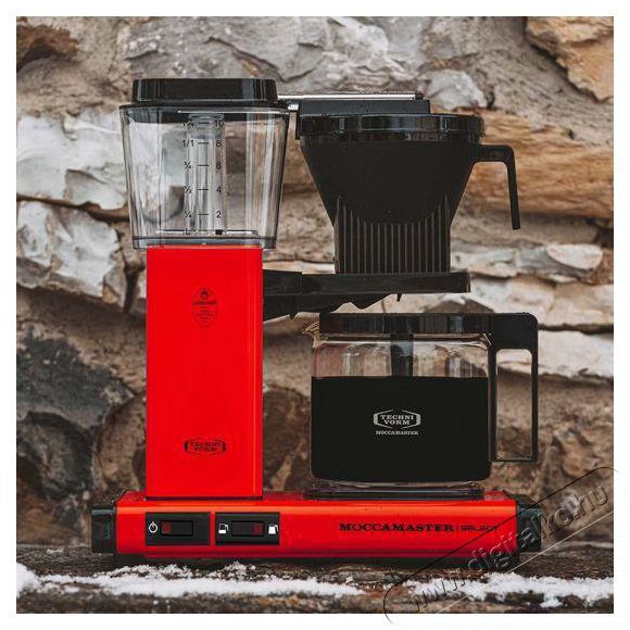 Moccamaster KBG 741 Select Red Konyhai term&eacute;kek - K&aacute;v&eacute;főző / k&aacute;v&eacute;&ouml;rlő / kieg&eacute;sz&iacute;tő - Filteres k&aacute;v&eacute;főző - 512729