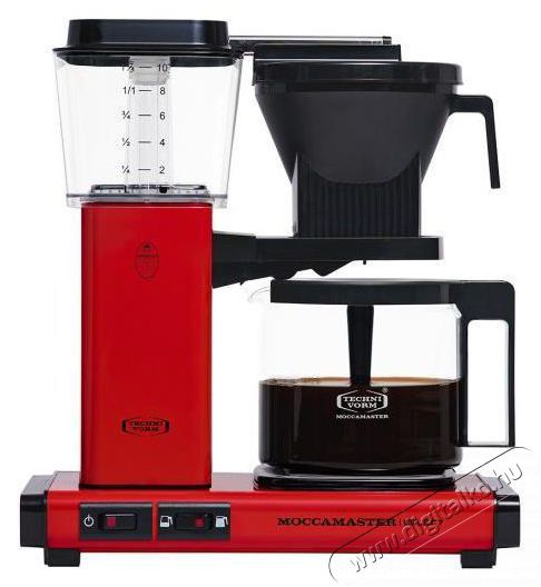 Moccamaster KBG 741 Select Red Konyhai term&eacute;kek - K&aacute;v&eacute;főző / k&aacute;v&eacute;&ouml;rlő / kieg&eacute;sz&iacute;tő - Filteres k&aacute;v&eacute;főző - 512729