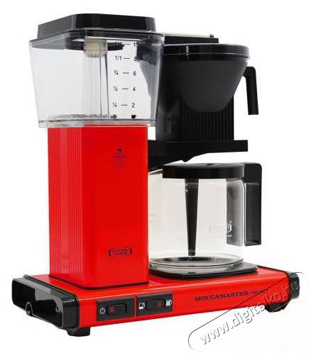 Moccamaster KBG 741 Select Red Konyhai term&eacute;kek - K&aacute;v&eacute;főző / k&aacute;v&eacute;&ouml;rlő / kieg&eacute;sz&iacute;tő - Filteres k&aacute;v&eacute;főző - 512729