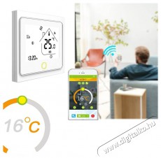 MOES Smart Electric Heating Thermostat, Wi-Fi H&aacute;ztart&aacute;s / Otthon / K&uuml;lt&eacute;r - Okos otthon - Termoszt&aacute;t - 508186