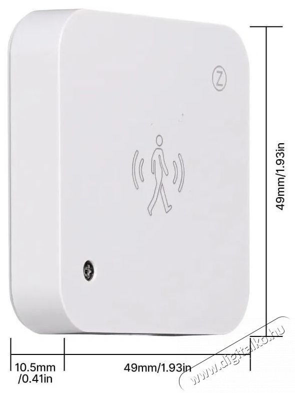 MOES Human Presence Sensor + Light Sensor, Zigbee H&aacute;ztart&aacute;s / Otthon / K&uuml;lt&eacute;r - Biztons&aacute;gtechnika - Mozg&aacute;s&eacute;rz&eacute;kelő - 521669
