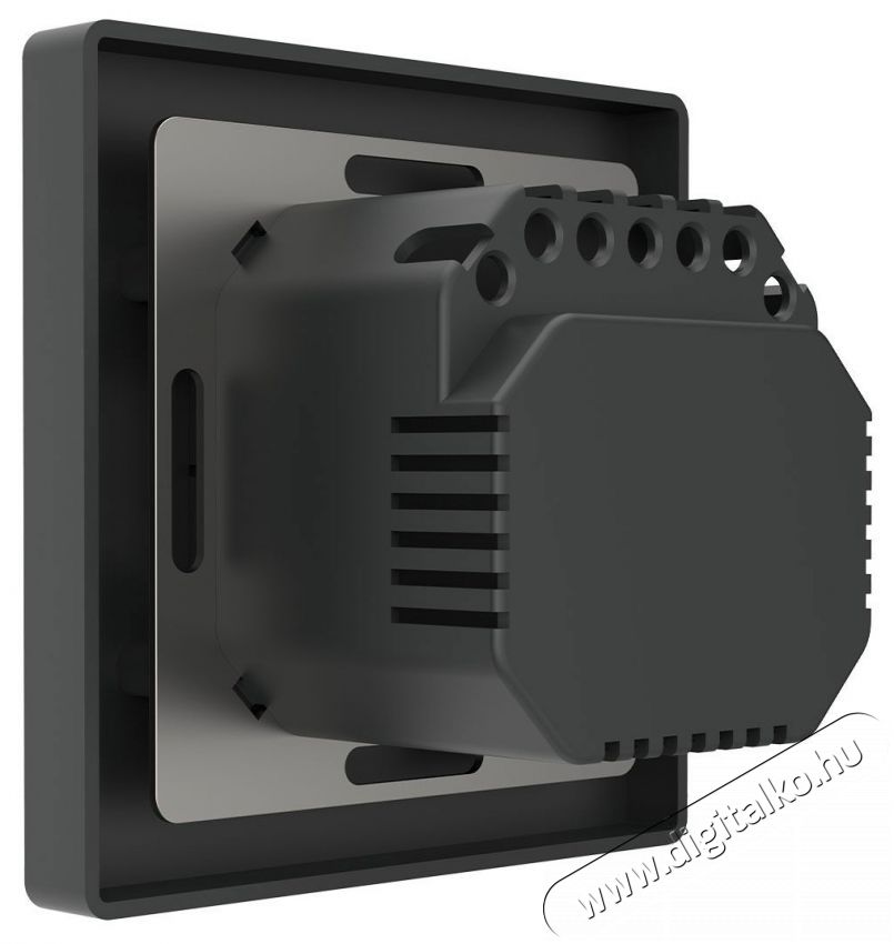 MOES ZS-SR-EU1, Zigbee, 1Gang, Gray H&aacute;ztart&aacute;s / Otthon / K&uuml;lt&eacute;r - Okos otthon - Kieg&eacute;sz&iacute;tő - 521697