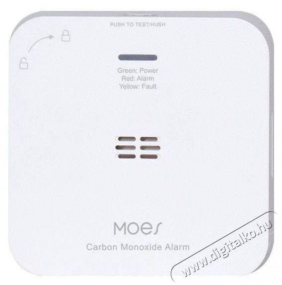 MOES CO Detector, Zigbee H&aacute;ztart&aacute;s / Otthon / K&uuml;lt&eacute;r - Biztons&aacute;gtechnika - F&uuml;st- &eacute;s sz&eacute;n-monoxid &eacute;rz&eacute;kelő - 519548