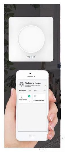 MOES smart WIFI Rotary Dimmer Switch H&aacute;ztart&aacute;s / Otthon / K&uuml;lt&eacute;r - Okos otthon - Kieg&eacute;sz&iacute;tő - 521686