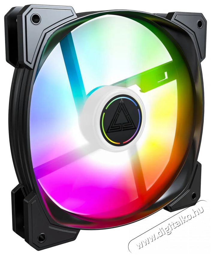 Montech HP140 ARGB PWM Black Iroda &eacute;s sz&aacute;m&iacute;t&aacute;stechnika - Sz&aacute;m&iacute;t&oacute;g&eacute;p tartoz&eacute;k - Ventil&aacute;tor - 512102
