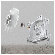 Montech METAL PRO 12 ARGB PWM White Iroda &eacute;s sz&aacute;m&iacute;t&aacute;stechnika - Sz&aacute;m&iacute;t&oacute;g&eacute;p tartoz&eacute;k - Ventil&aacute;tor - 512104