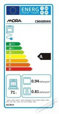 Mora C 8668 BW6 Konyhai term&eacute;kek - S&uuml;tő-főzőlap, tűzhely (szabadon&aacute;ll&oacute;) - Elektromos tűzhely (szabadon&aacute;ll&oacute;) - 505262