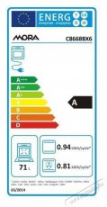 Mora C 8668 BX6 Konyhai term&eacute;kek - S&uuml;tő-főzőlap, tűzhely (szabadon&aacute;ll&oacute;) - Elektromos tűzhely (szabadon&aacute;ll&oacute;) - 505244