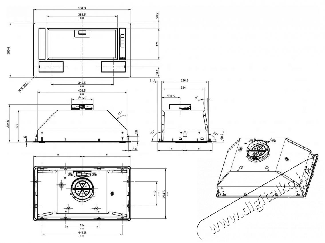 Mora OI 661 X Konyhai term&eacute;kek - P&aacute;raelsz&iacute;v&oacute; - Be&eacute;p&iacute;thető / kih&uacute;zhat&oacute; - 509688