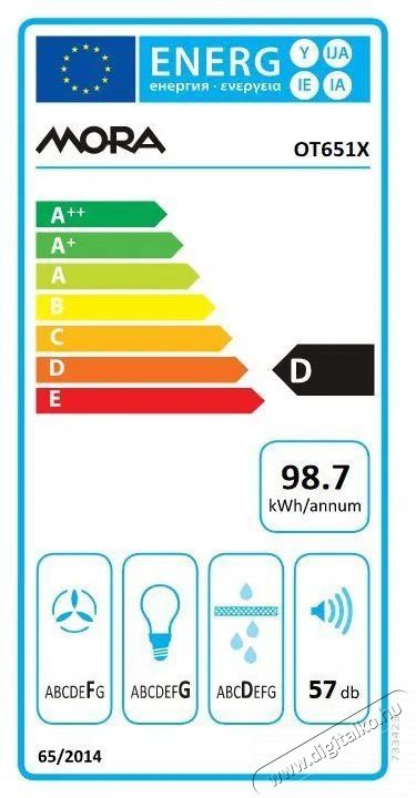 Mora OT 651 X Konyhai term&eacute;kek - P&aacute;raelsz&iacute;v&oacute; - Be&eacute;p&iacute;thető / kih&uacute;zhat&oacute; - 509676