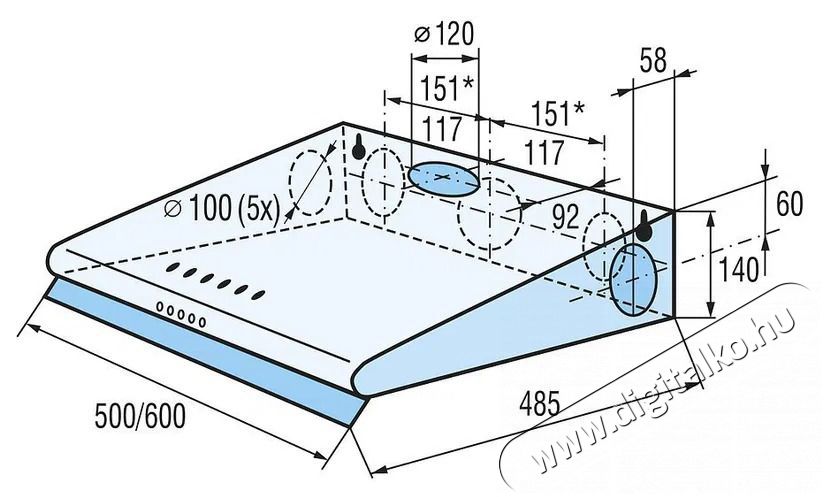 Mora OP 531 W Konyhai term&eacute;kek - P&aacute;raelsz&iacute;v&oacute; - Hagyom&aacute;nyos - 509671