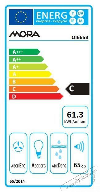 Mora OI 665 B Konyhai term&eacute;kek - P&aacute;raelsz&iacute;v&oacute; - Be&eacute;p&iacute;thető / kih&uacute;zhat&oacute; - 509724