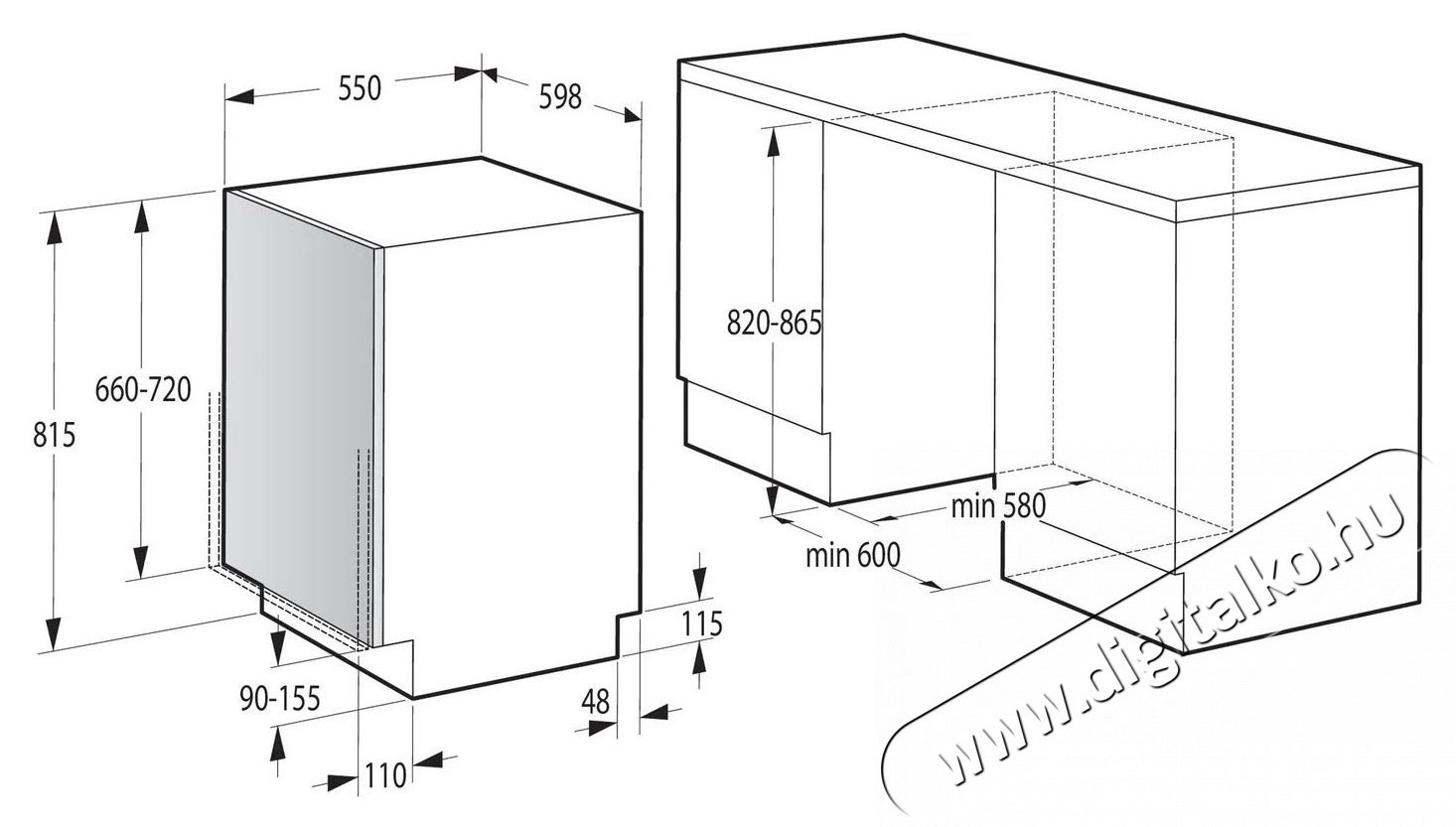 Mora IM 6223 Konyhai term&eacute;kek - Mosogat&oacute;g&eacute;p - Norm&aacute;l (60cm) be&eacute;p&iacute;thető mosogat&oacute;g&eacute;p - 515671