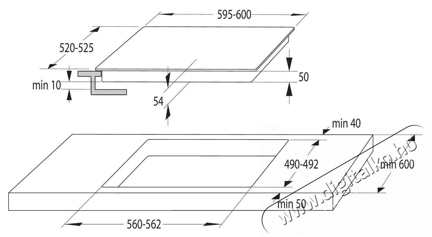 Mora VDIS 677 C Konyhai term&eacute;kek - S&uuml;tő-főzőlap, tűzhely (be&eacute;p&iacute;thető) - Indukci&oacute;s főzőlap (be&eacute;p&iacute;thető) - 515683