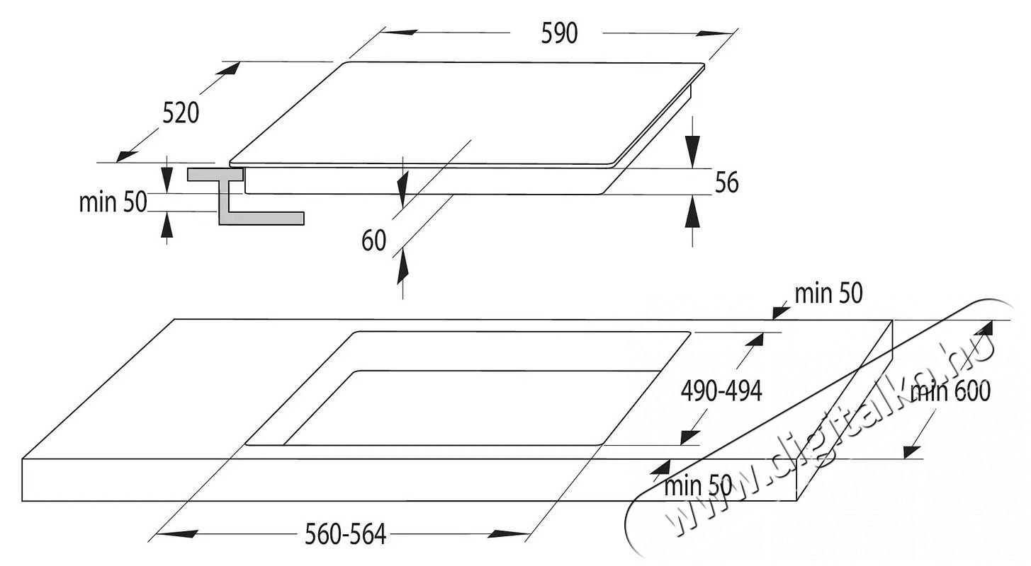 Mora VDIT 631 C Konyhai term&eacute;kek - S&uuml;tő-főzőlap, tűzhely (be&eacute;p&iacute;thető) - Indukci&oacute;s főzőlap (be&eacute;p&iacute;thető) - 515675