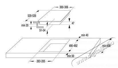 Mora VDSK 331 FF Konyhai term&eacute;kek - S&uuml;tő-főzőlap, tűzhely (be&eacute;p&iacute;thető) - Elektromos főzőlap (be&eacute;p&iacute;thető) - 515673