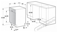 Mora VM 545 X Konyhai term&eacute;kek - Mosogat&oacute;g&eacute;p - Keskeny (45cm-ig) be&eacute;p&iacute;thető mosogat&oacute;g&eacute;p - 515672