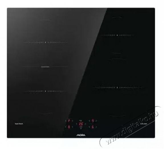 Mora VDIT 67E C Konyhai term&eacute;kek - S&uuml;tő-főzőlap, tűzhely (be&eacute;p&iacute;thető) - Indukci&oacute;s főzőlap (be&eacute;p&iacute;thető) - 515685