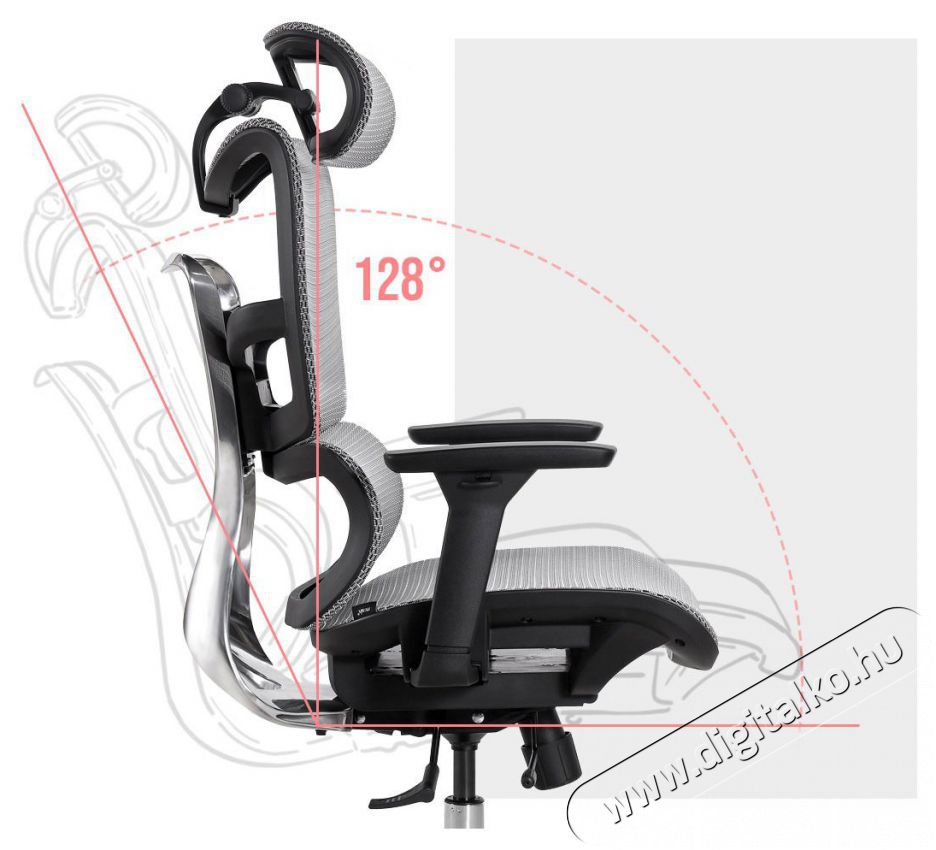 MOSH Airflow 690 - fekete/feh&eacute;r Iroda &eacute;s sz&aacute;m&iacute;t&aacute;stechnika - Egy&eacute;b sz&aacute;m&iacute;t&aacute;stechnikai term&eacute;k - 518408
