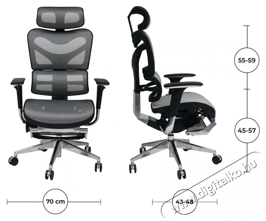 MOSH AirFlow 702L - fekete-feh&eacute;r Iroda &eacute;s sz&aacute;m&iacute;t&aacute;stechnika - Egy&eacute;b sz&aacute;m&iacute;t&aacute;stechnikai term&eacute;k - 518379