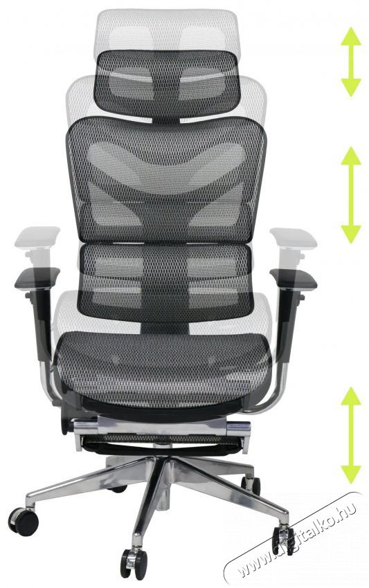 MOSH AirFlow 702L - fekete-feh&eacute;r Iroda &eacute;s sz&aacute;m&iacute;t&aacute;stechnika - Egy&eacute;b sz&aacute;m&iacute;t&aacute;stechnikai term&eacute;k - 518379