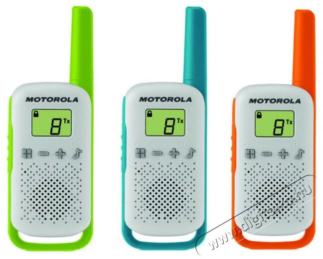 Motorola Talkabout T42 Triple Pack walkie talkie (3db) Mobil / Kommunik&aacute;ci&oacute; / Smart - Walkie-Talkie / PMR r&aacute;di&oacute; - Walkie-Talkie / PMR r&aacute;di&oacute; - 369739