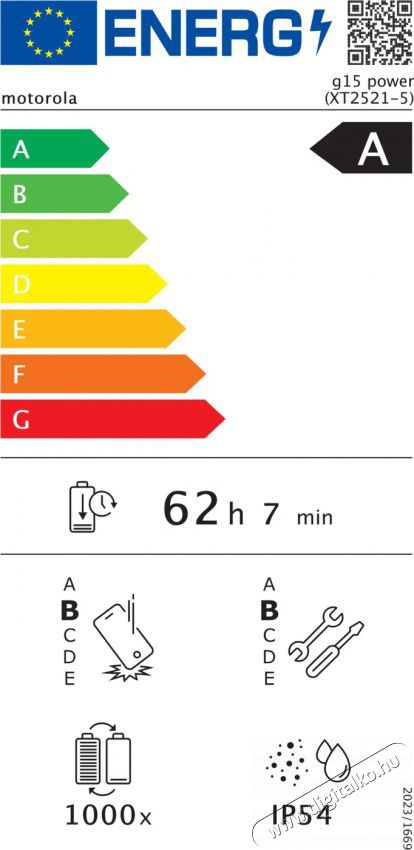 Motorola Moto G15 Power 8GB/256GB Gravity Grey Mobil / Kommunik&aacute;ci&oacute; / Smart - Okostelefon - Android - 521717