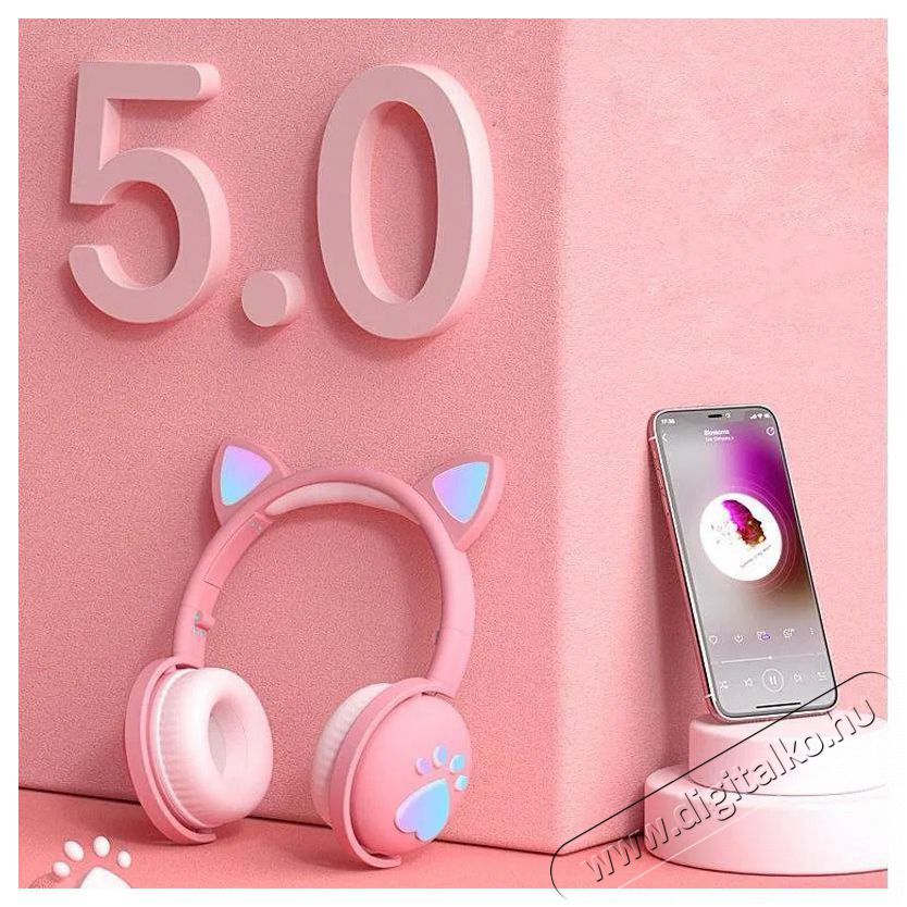 MOZOS KID-DOG-BT-PINK headset Audio-Video / Hifi / Multim&eacute;dia - F&uuml;l &eacute;s Fejhallgat&oacute;k - Fejhallgat&oacute; - 529006