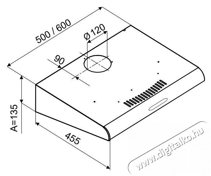 MPM MPM-61-PX-71 P&aacute;raelsz&iacute;v&oacute; inox 60cm Konyhai term&eacute;kek - P&aacute;raelsz&iacute;v&oacute; - Hagyom&aacute;nyos - 476142
