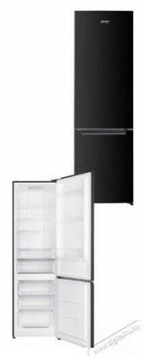 MPM MPM-348-FF-40 Hűtőszekr&eacute;ny fekete 326 l Full NO Frost Konyhai term&eacute;kek - Hűtő, fagyaszt&oacute; (szabadon&aacute;ll&oacute;) - Alulfagyaszt&oacute;s kombin&aacute;lt hűtő - 476125