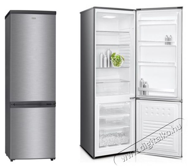 MPM MPM-285-KB-31E Kombin&aacute;lt hűtőszekr&eacute;ny 282L Inox Konyhai term&eacute;kek - Hűtő, fagyaszt&oacute; (szabadon&aacute;ll&oacute;) - Alulfagyaszt&oacute;s kombin&aacute;lt hűtő - 476119