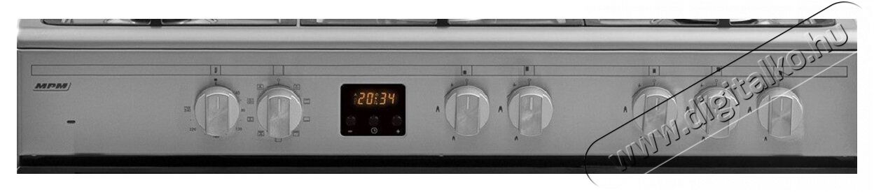 MPM MPM-93-KGM-33 Szabadon&aacute;ll&oacute; g&aacute;ztűzhely elektromos s&uuml;tővel, 5 &eacute;gős Konyhai term&eacute;kek - S&uuml;tő-főzőlap, tűzhely (szabadon&aacute;ll&oacute;) - Kombin&aacute;lt tűzhely (szabadon&aacute;ll&oacute;) - 495795