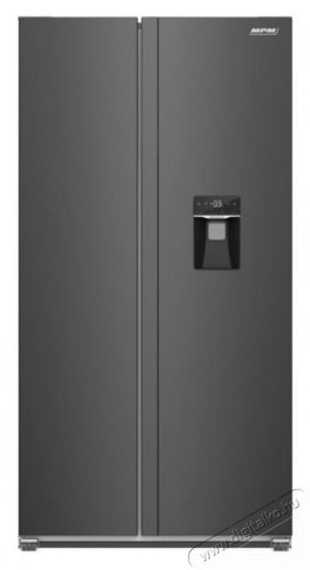 MPM MPM-439-SBS-15ND Side by Side Hűtőszekr&eacute;ny fagyaszt&oacute;val 472L inox v&iacute;zadagol&oacute;val Konyhai term&eacute;kek - Hűtő, fagyaszt&oacute; (szabadon&aacute;ll&oacute;) - Amerikai t&iacute;pus&uacute; Side By Side hűtő - 476129