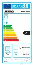 MPM MPM-54-KEE-07 Elektromos tűzhely Konyhai term&eacute;kek - S&uuml;tő-főzőlap, tűzhely (szabadon&aacute;ll&oacute;) - Elektromos tűzhely (szabadon&aacute;ll&oacute;) - 352168
