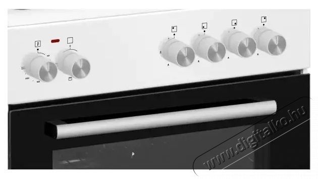 MPM MPM-53-KGE-35 Szabadon&aacute;ll&oacute; g&aacute;ztűzhely elektromos s&uuml;tővel Konyhai term&eacute;kek - S&uuml;tő-főzőlap, tűzhely (szabadon&aacute;ll&oacute;) - G&aacute;ztűzhely (szabadon&aacute;ll&oacute;) - 531013