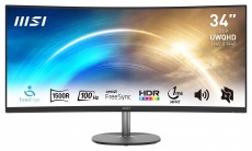 MSI DT MSI PRO MP341CQ &Iacute;velt Monitor 34 QHD, 3440x1440, 100Hz VA 21:9, 3000:1 CR, 300cd/m2, 4 ms, HDMI, DP, Fekete Iroda &eacute;s sz&aacute;m&iacute;t&aacute;stechnika - Monitor - Monitor - 485636