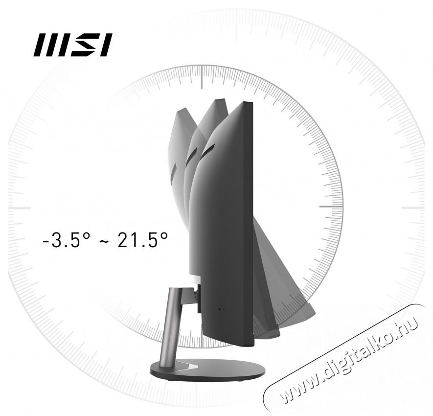 MSI DT MSI PRO MP341CQ &Iacute;velt Monitor 34 QHD, 3440x1440, 100Hz VA 21:9, 3000:1 CR, 300cd/m2, 4 ms, HDMI, DP, Fekete Iroda &eacute;s sz&aacute;m&iacute;t&aacute;stechnika - Monitor - Monitor - 485636