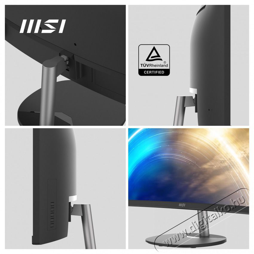 MSI DT MSI PRO MP341CQ &Iacute;velt Monitor 34 QHD, 3440x1440, 100Hz VA 21:9, 3000:1 CR, 300cd/m2, 4 ms, HDMI, DP, Fekete Iroda &eacute;s sz&aacute;m&iacute;t&aacute;stechnika - Monitor - Monitor - 485636