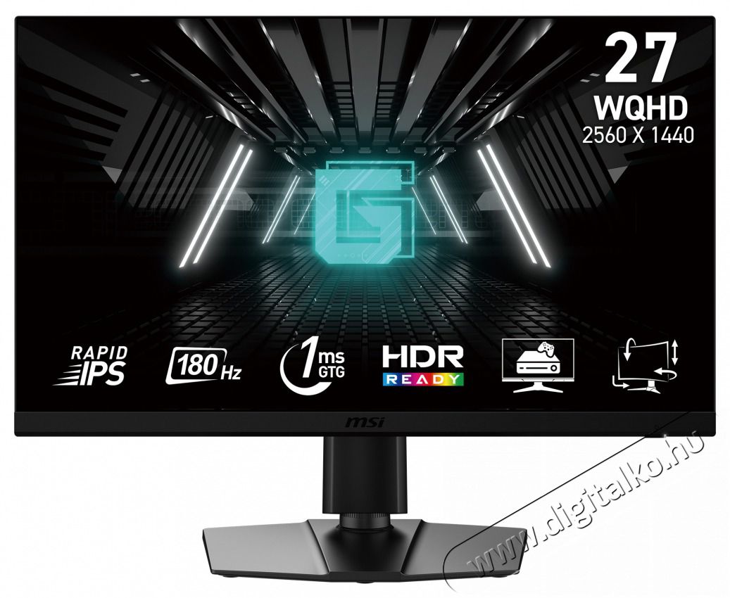 MSI 27 G272QPF E2 Rapid WQHD IPS 180Hz DP/HDMI LED gamer monitor Iroda &eacute;s sz&aacute;m&iacute;t&aacute;stechnika - Monitor - Monitor - 508345