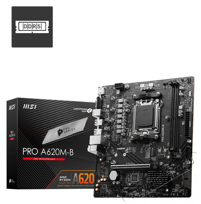 MSI PRO A620M-B AMD A620 AM5 mATX alaplap Iroda &eacute;s sz&aacute;m&iacute;t&aacute;stechnika - Egy&eacute;b sz&aacute;m&iacute;t&aacute;stechnikai term&eacute;k - 514367