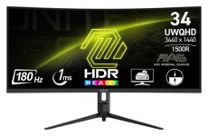 MSI 34 Gaming 342CQR E2 UWQHD VA LED 180Hz HDMI/DP ívelt gamer monitor Iroda és számítástechnika - Monitor - 21:9 Ultrawide monitor - 514827