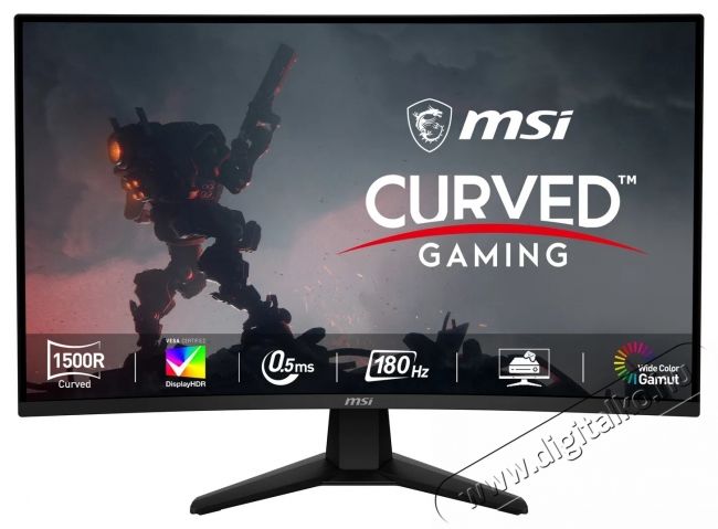 MSI 32CQ6F MAG &Iacute;velt Gaming Monitor WQHD, Rapid VA (mag 32cq6f) Iroda &eacute;s sz&aacute;m&iacute;t&aacute;stechnika - Monitor - Professzion&aacute;lis LED kijelző - 531223