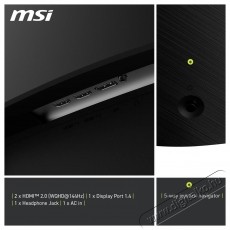 MSI 32CQ6F MAG &Iacute;velt Gaming Monitor WQHD, Rapid VA (mag 32cq6f) Iroda &eacute;s sz&aacute;m&iacute;t&aacute;stechnika - Monitor - Professzion&aacute;lis LED kijelző - 531223