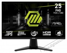 MSI MAG 255F E20 Gaming monitor, 24.5   , IPS, Full HD, 200Hz, 1ms, 2xHDMI2.0 DP Iroda &eacute;s sz&aacute;m&iacute;t&aacute;stechnika - Monitor - Monitor - 534419